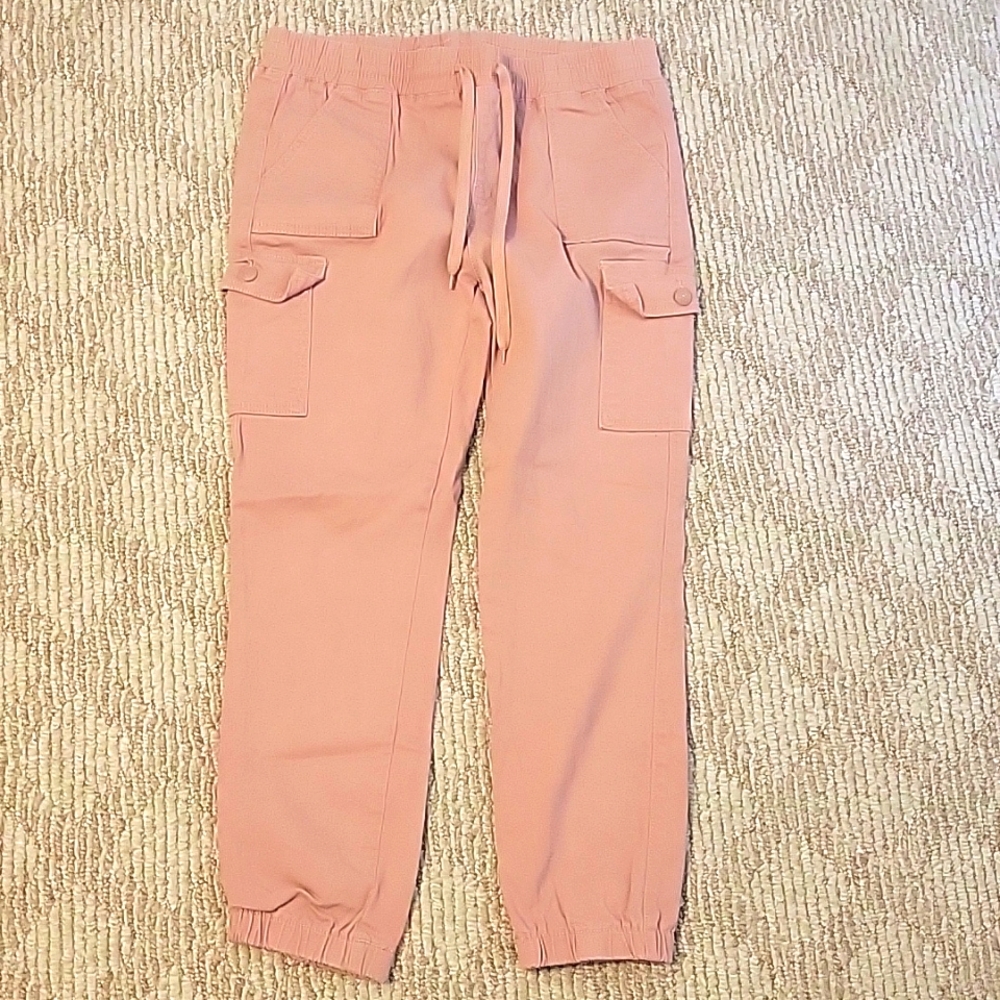 Pink Cargo Joggers
